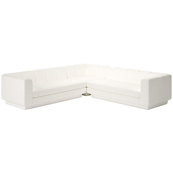 Yarrow 3-Piece L-Shaped Sectional Sofa Dream Pina Colada