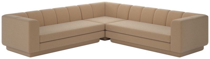 Viewing product image Yarrow 3-Piece L-Shaped Sectional Sofa Coverlet Wheat - image 1 of 10