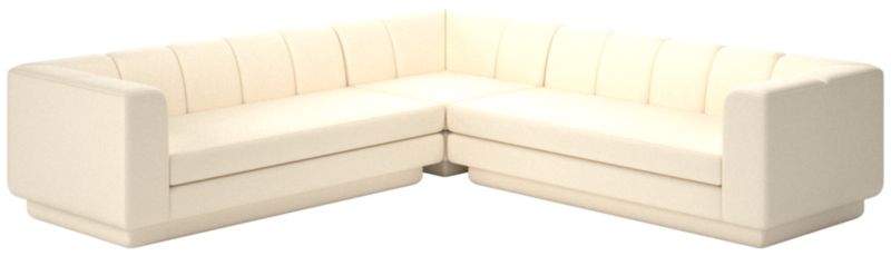 Viewing product image Yarrow 3-Piece L-Shaped Sectional Sofa Kanvas Sand - image 1 of 7