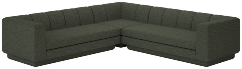 Viewing product image Yarrow 3-Piece L-Shaped Sectional Sofa Curious Evergreen - image 1 of 7