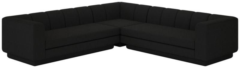 Viewing product image Yarrow 3-Piece L-Shaped Sectional Sofa Hartman Night - image 1 of 10