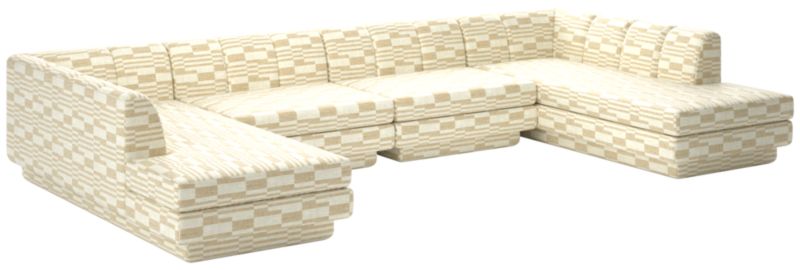 Viewing product image Yarrow 4-Piece U-Shaped Sectional Sofa Piano Cloud - image 1 of 7