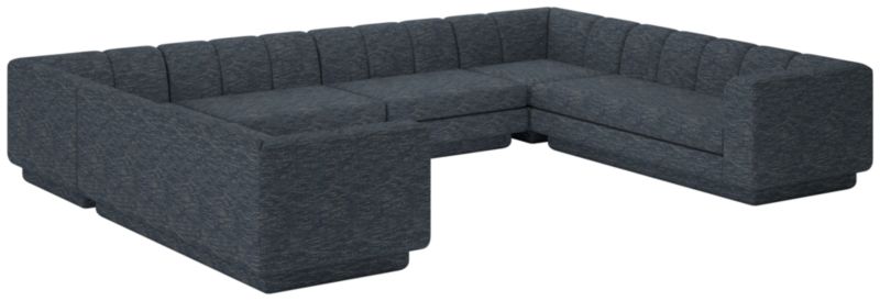 Yarrow 6-Piece U-Shaped Sectional Sofa Curious Eclipse - image 0 of 8