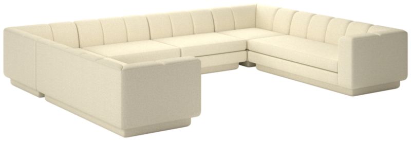 Yarrow 6-Piece U-Shaped Sectional Sofa Bloce Cream - image 0 of 8