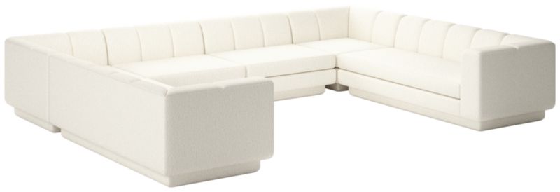 Yarrow 6-Piece U-Shaped Sectional Sofa Wooly Sand - image 0 of 8