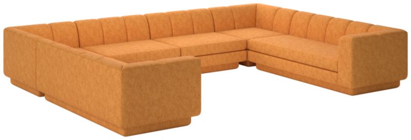 Yarrow 6-Piece U-Shaped Sectional Sofa Dream Ginger Tea - image 0 of 8