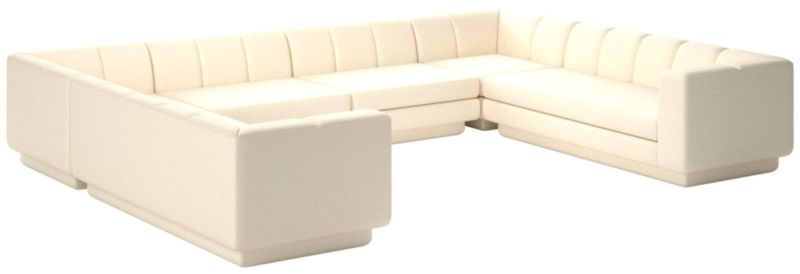 Yarrow 6-Piece U-Shaped Sectional Sofa Kanvas Sand - image 0 of 8