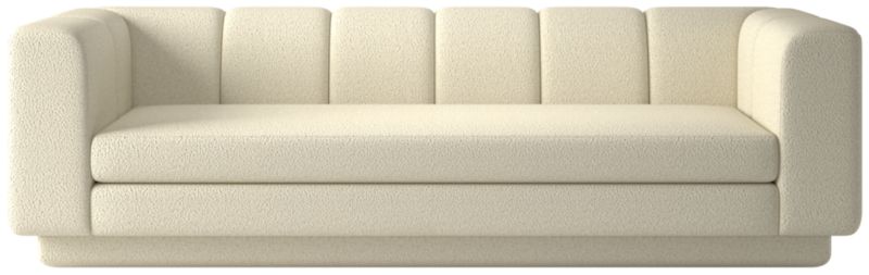 Yarrow 97.5 Sofa Bloce Cream - image 0 of 9