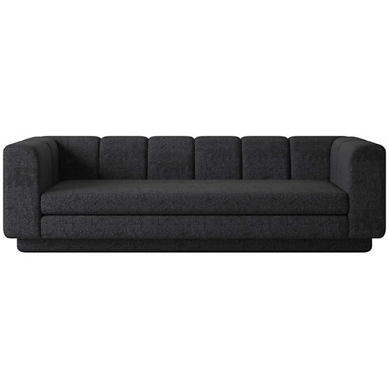 Yarrow 97.5 Sofa Bloce Noir
