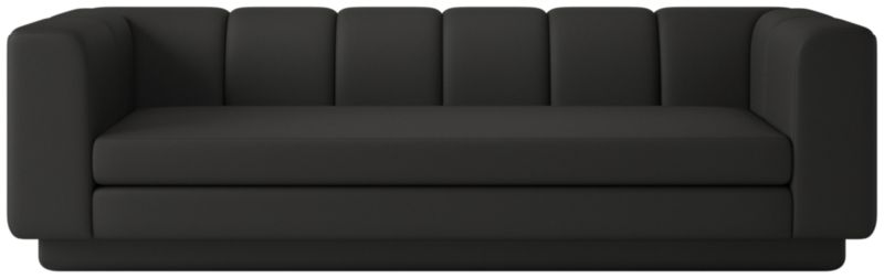 Yarrow 97.5 Sofa Kanvas Ebony - image 0 of 9