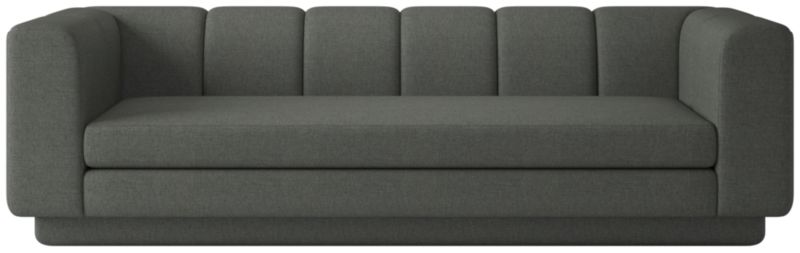 Yarrow 97.5 Sofa Taylor Charcoal - image 0 of 9