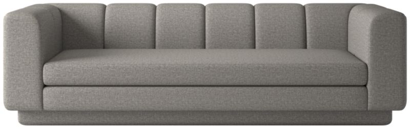 Yarrow 97.5 Sofa Taylor Felt Grey - image 0 of 9