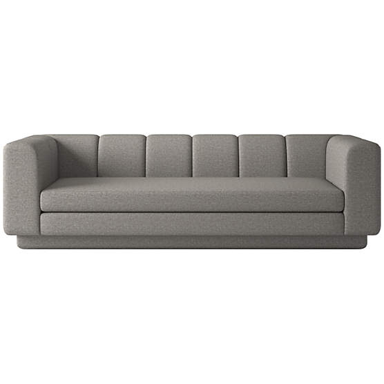 Yarrow 97.5 Sofa Taylor Felt Grey