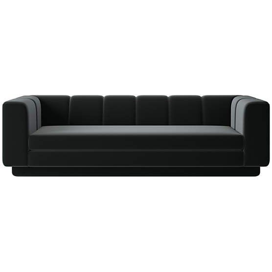 Yarrow 97.5 Sofa Como Dark Grey