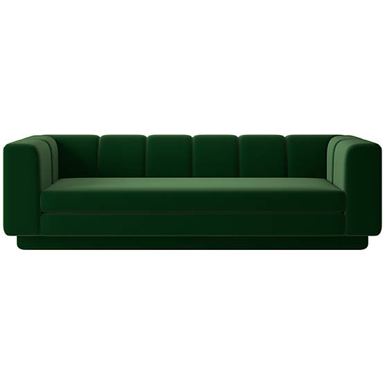 Yarrow 97.5 Sofa Como Emerald