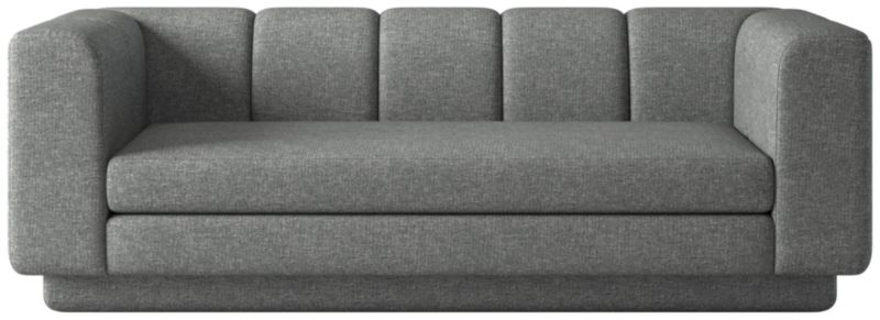 Yarrow 97.5 Sofa Hatch Charcoal - image 0 of 9