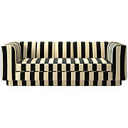 Yarrow 84" Sofa Stripe Black and White