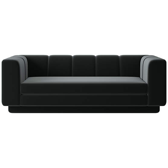 Yarrow 84" Sofa Como Dark Grey