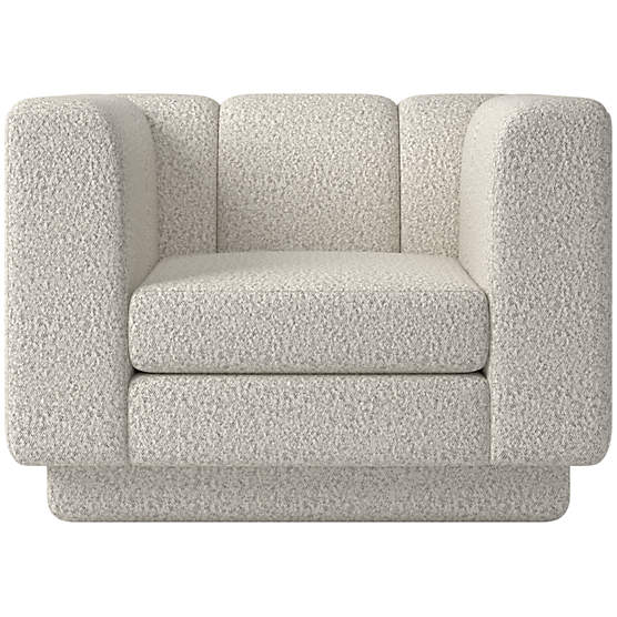 Yarrow Swivel Chair Bloce Grey