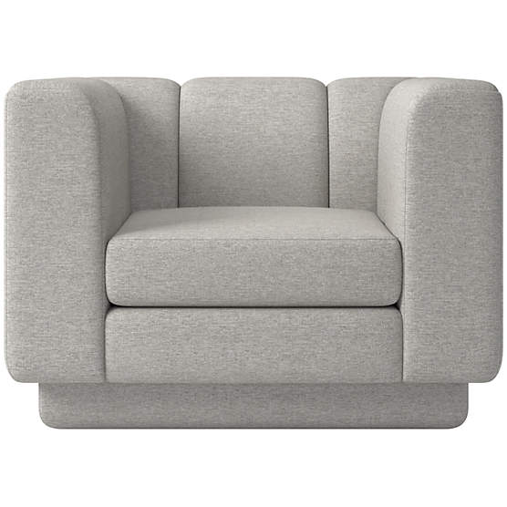 Yarrow Swivel Chair Hatch Platinum