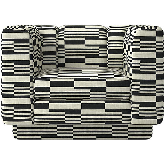 Yarrow Swivel Chair Piano Domino