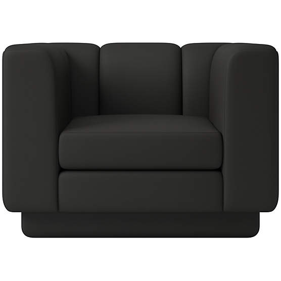 Yarrow Swivel Chair Kanvas Ebony