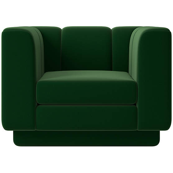Yarrow Swivel Chair Como Emerald
