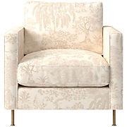 Copley Hand-Knotted Warm White with Taupe New Zealand Wool Area Rug 8'x10'