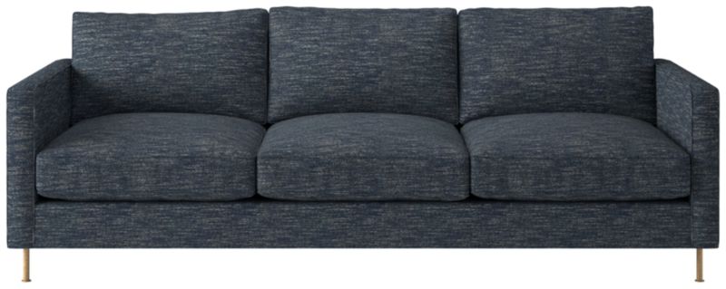 Viewing product image Brett 76" Jade Green Velvet Sofa - image 1 of 13