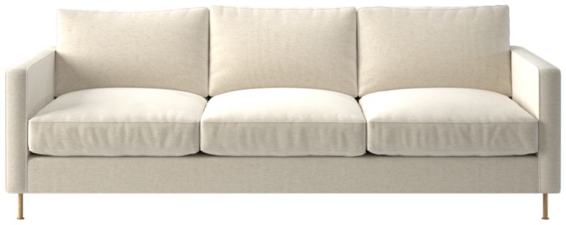 Viewing product image Brett 76" Jade Green Velvet Sofa - image 1 of 13