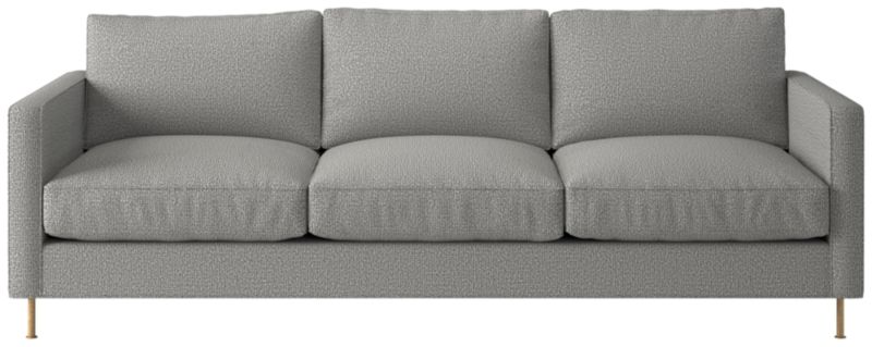 Viewing product image Brett 76" Jade Green Velvet Sofa - image 1 of 13