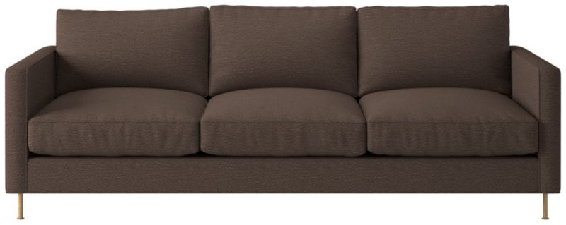 Viewing product image Brett 76" Jade Green Velvet Sofa - image 1 of 13