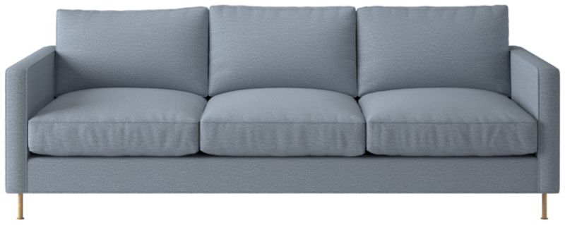 Viewing product image Brett 76" Jade Green Velvet Sofa - image 1 of 13
