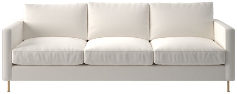 Viewing product image Brett 76" Jade Green Velvet Sofa - image 1 of 13