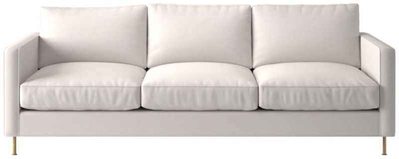 Viewing product image Brett 76" Jade Green Velvet Sofa - image 1 of 13