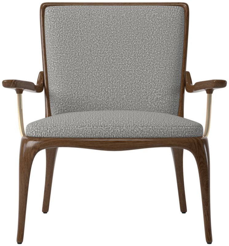 Colby Chair with Oak Frame Hartman Charcoal | CB2