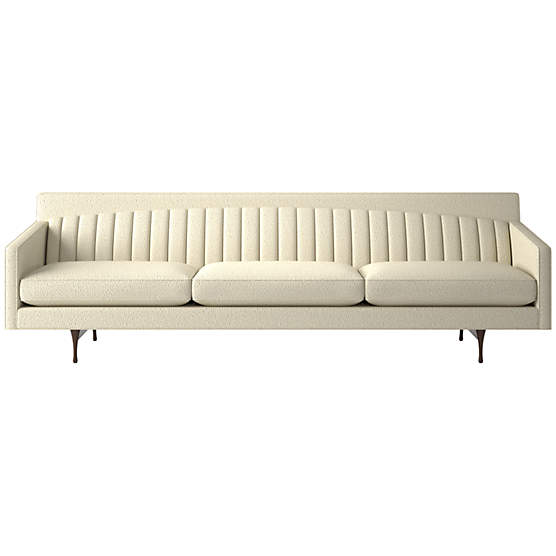 Symmetric Sofa 103" Bloce Cream