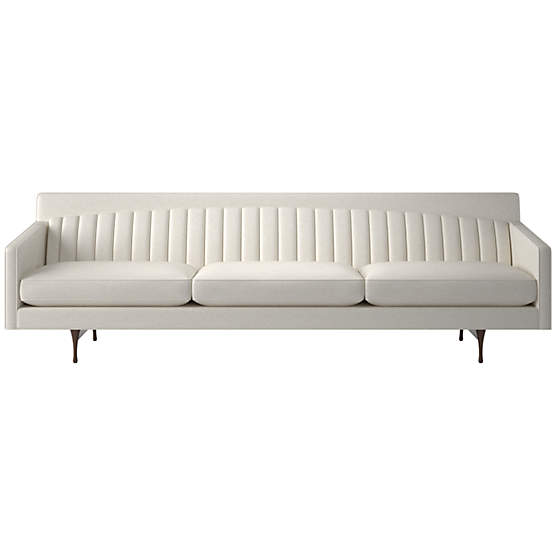 Symmetric Sofa 103" Camila Oyster
