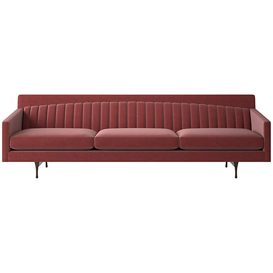 Symmetric Sofa 103" Luca Rose