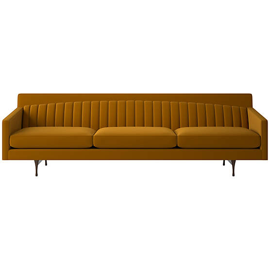 Symmetric Sofa 103" Luca Turmeric