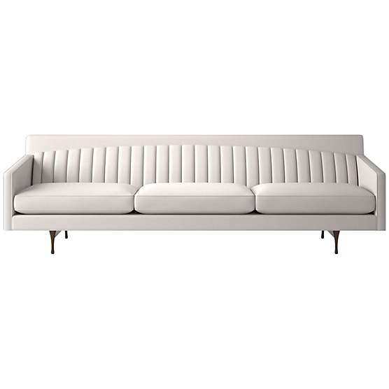 Symmetric Sofa 103" Nomad Pebble