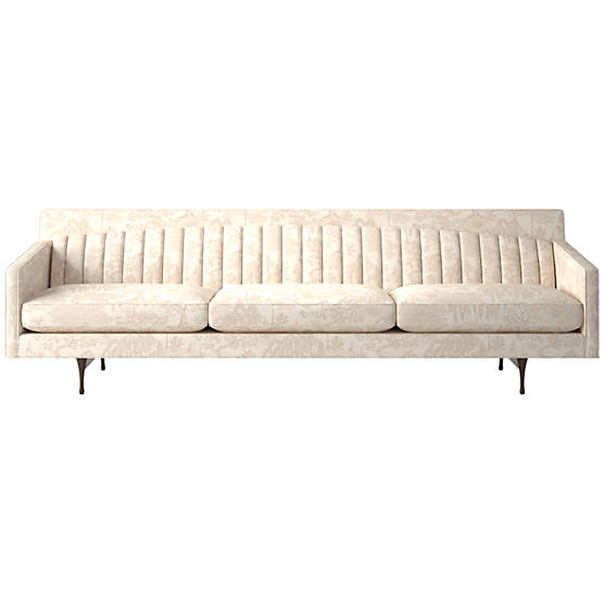 Symmetric Sofa 103" Willow Natural
