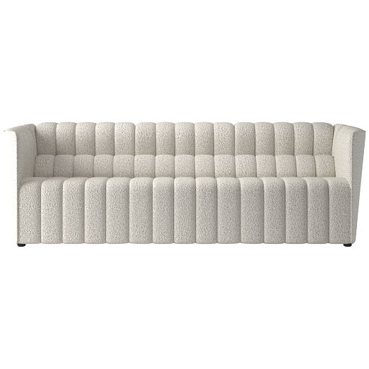 Ripple 88" Bloce Grey Sofa by Steen Østergaard
