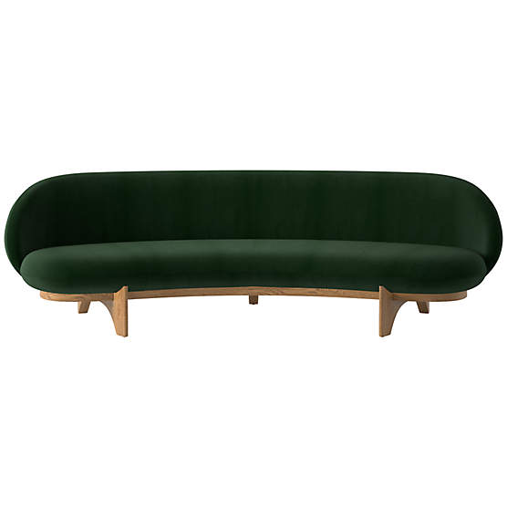 Newt 97" Curved Sofa Luca Juniper