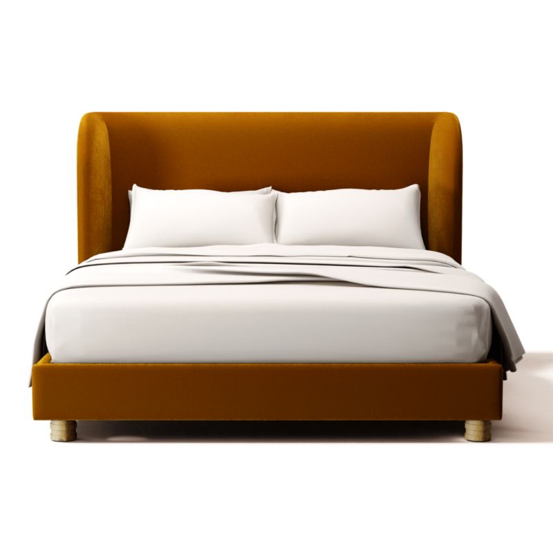 Viewing product image Jackson Queen Bed Luca Turmeric - image 1 of 3