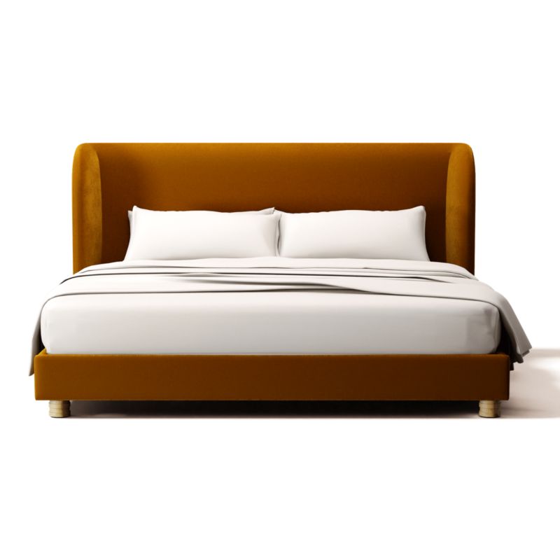 Viewing product image Jackson King Bed Luca Turmeric - image 1 of 3