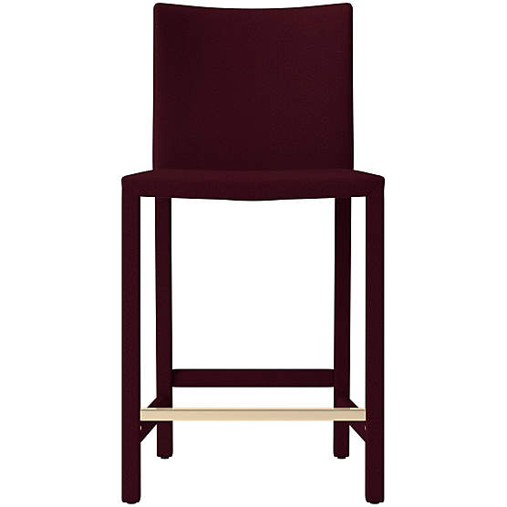 Nigel Luca Oxblood Counter Stool