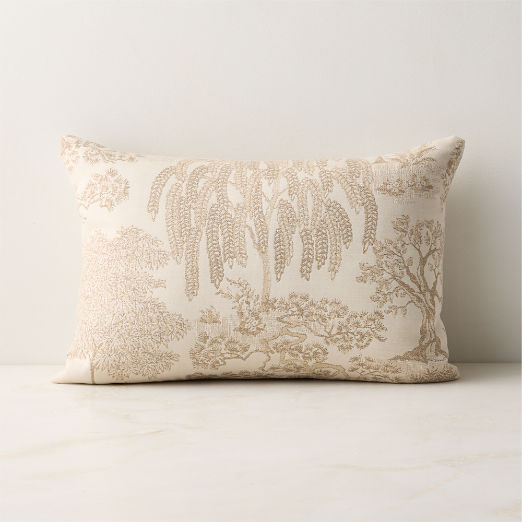 Corben Custom Throw Pillow Cover 22"x15"