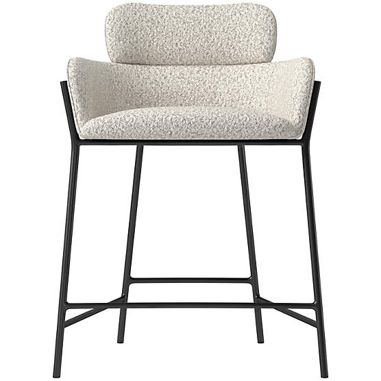 Azalea Bloce Grey Counter Stool