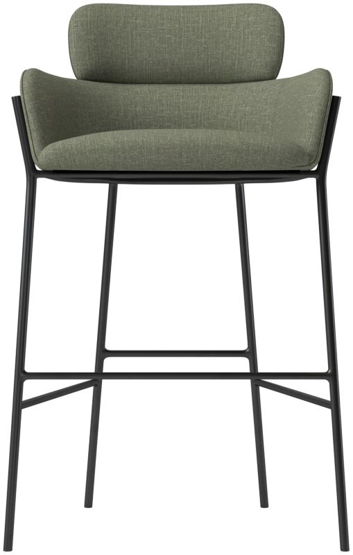Azalea Artisan Moss Bar Stool + Reviews | CB2